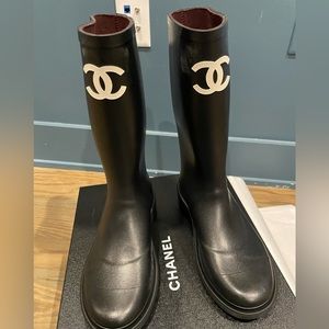 Chanel rainboots